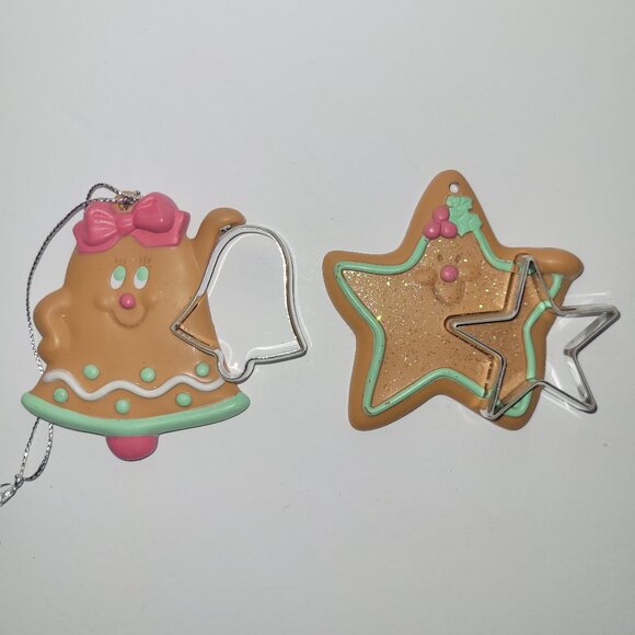 Gingerbread Cookie Ornaments * Gingerbread Man Ornament *Cookie Cutter Ornaments - Picture 1 of 3